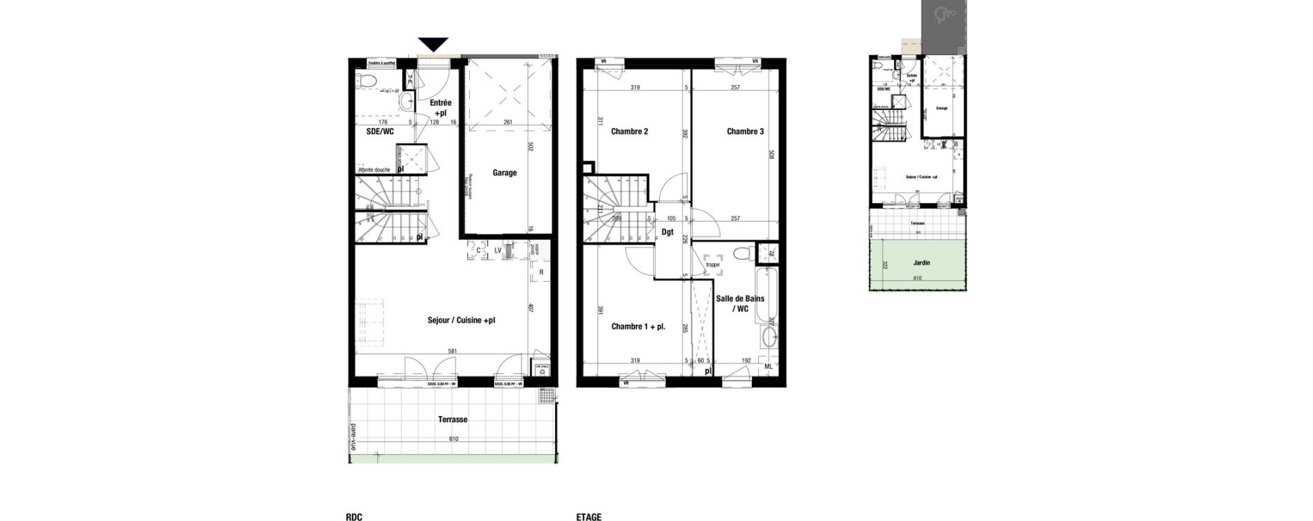 Maison T4 de 82,67 m2 &agrave; Frontenex Centre