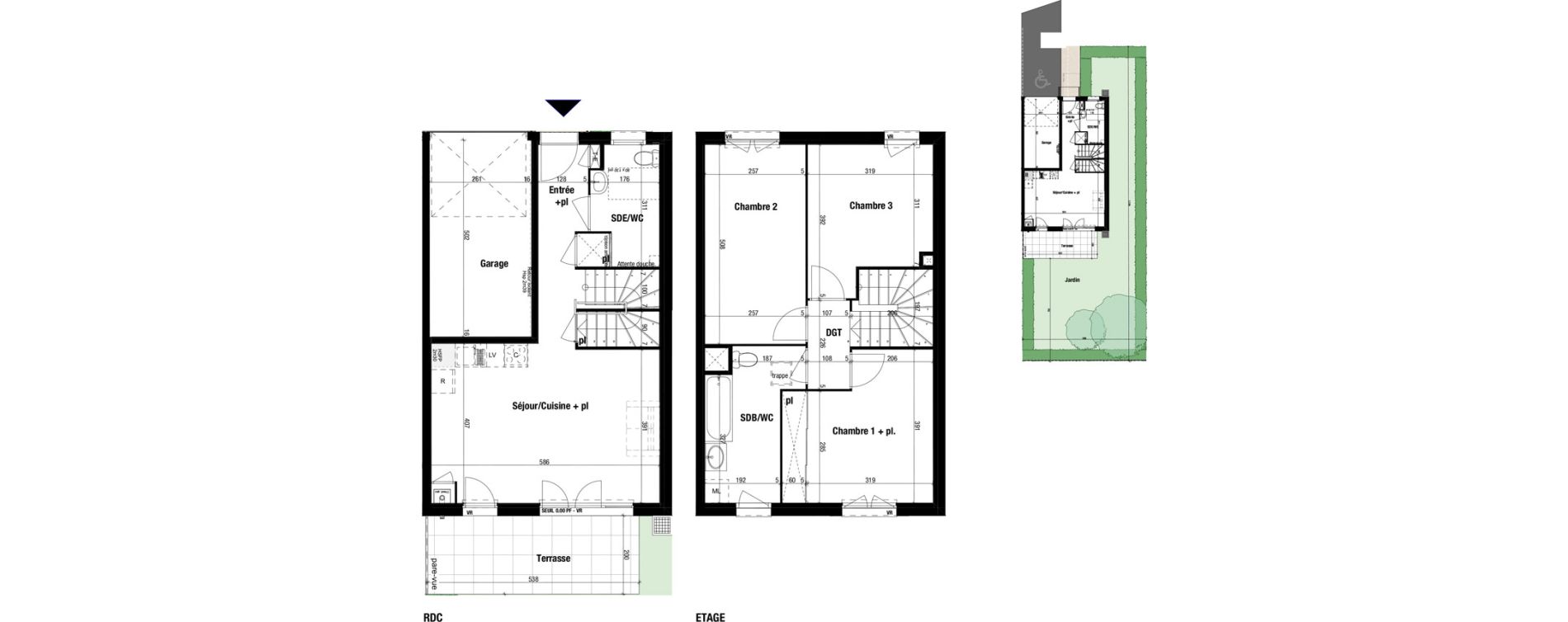 Maison T4 de 82,69 m2 &agrave; Frontenex Centre