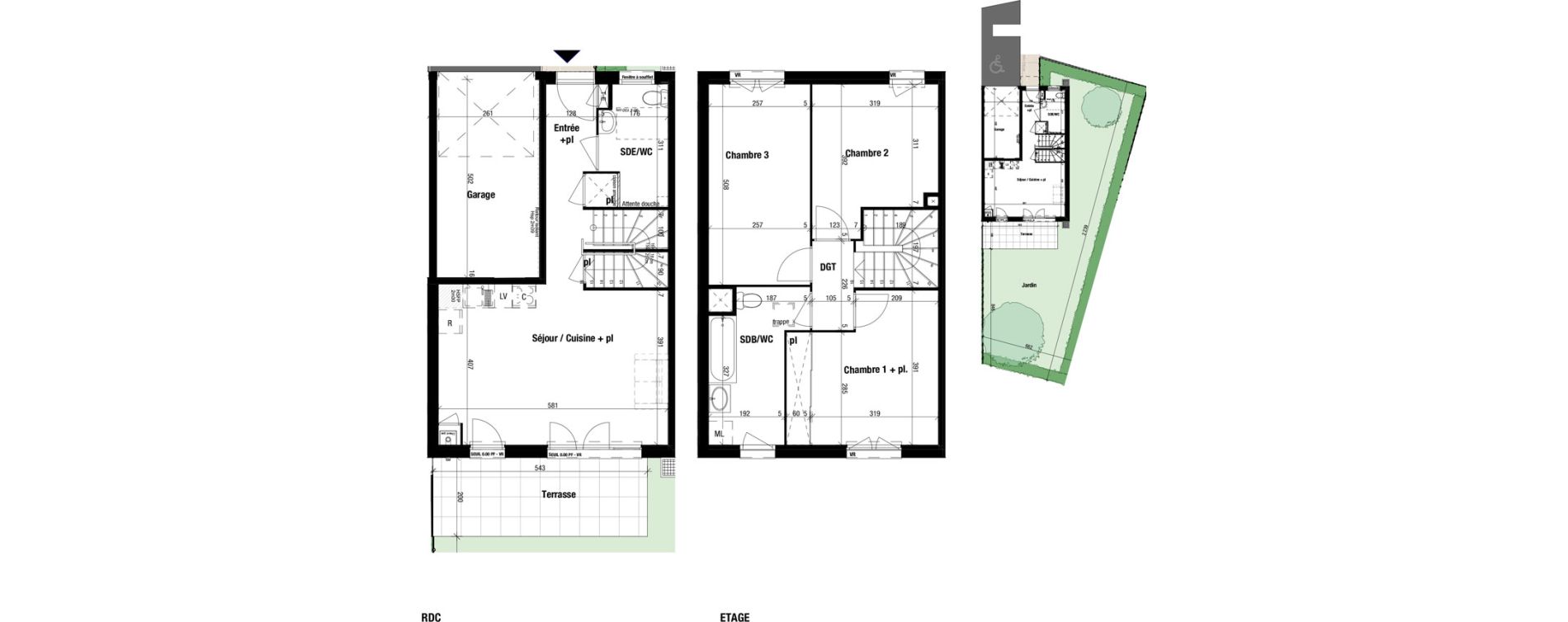 Maison T4 de 82,67 m2 &agrave; Frontenex Centre