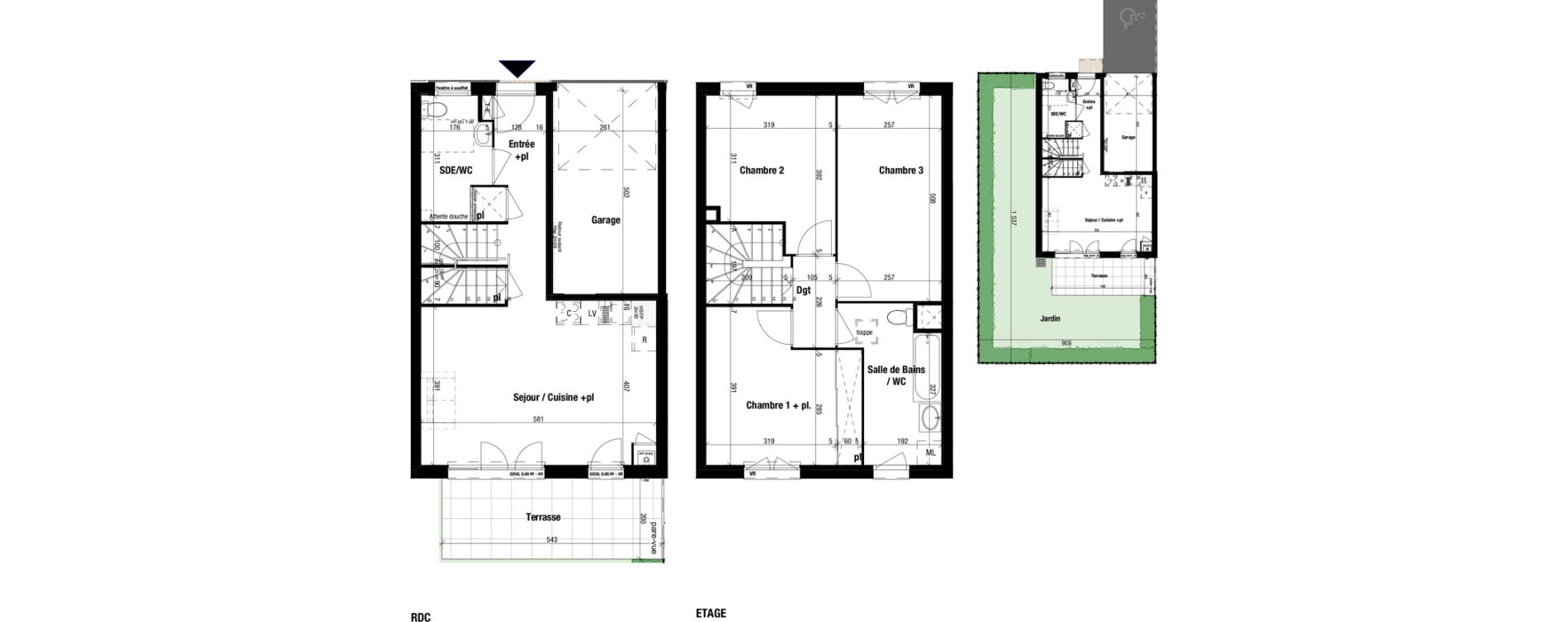 Maison T4 de 82,67 m2 &agrave; Frontenex Centre