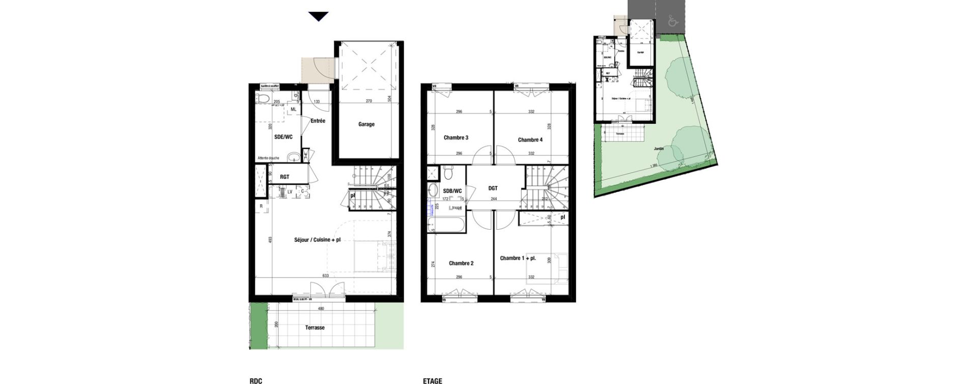 Maison T5 de 95,28 m2 &agrave; Frontenex Centre