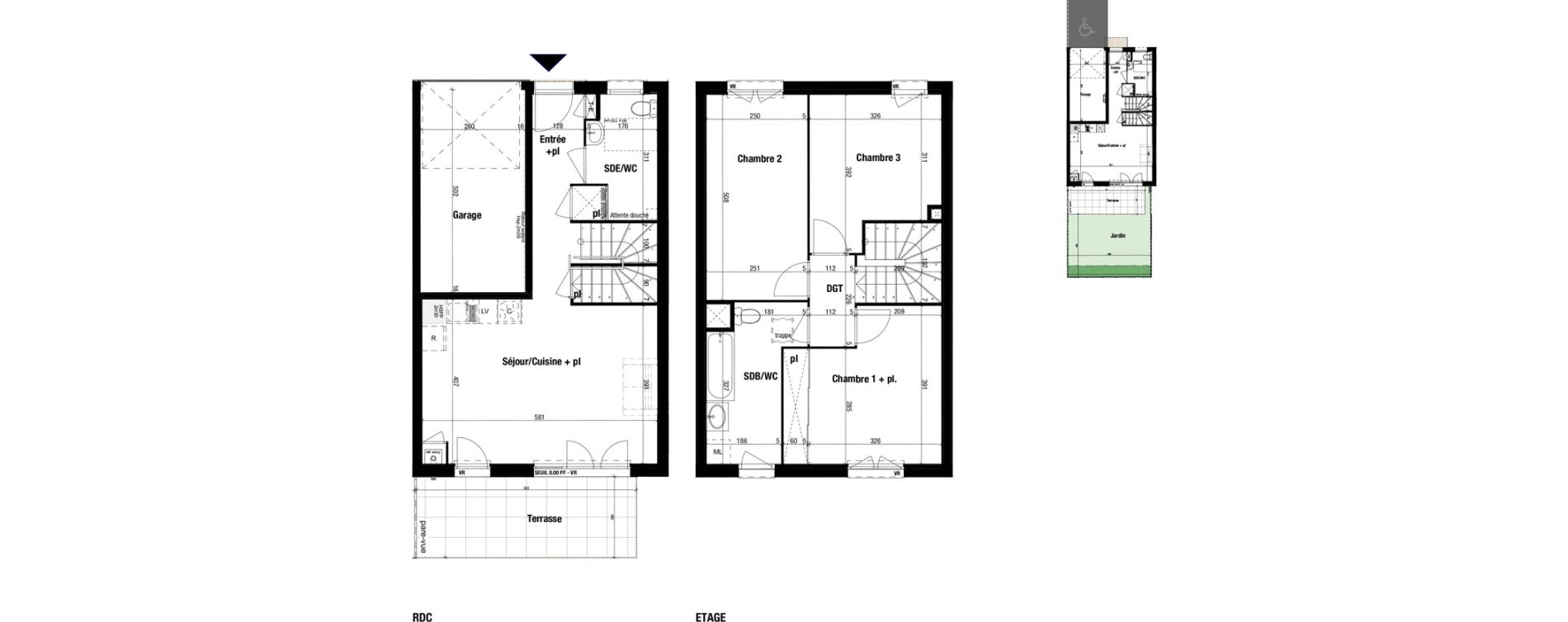 Maison T4 de 82,26 m2 &agrave; Frontenex Centre