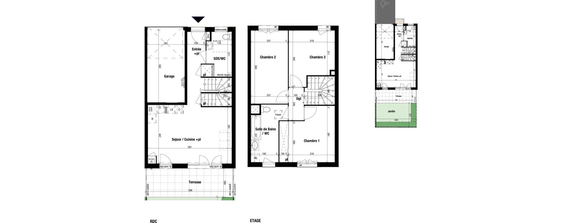 Maison T4 de 82,67 m2 &agrave; Frontenex Centre