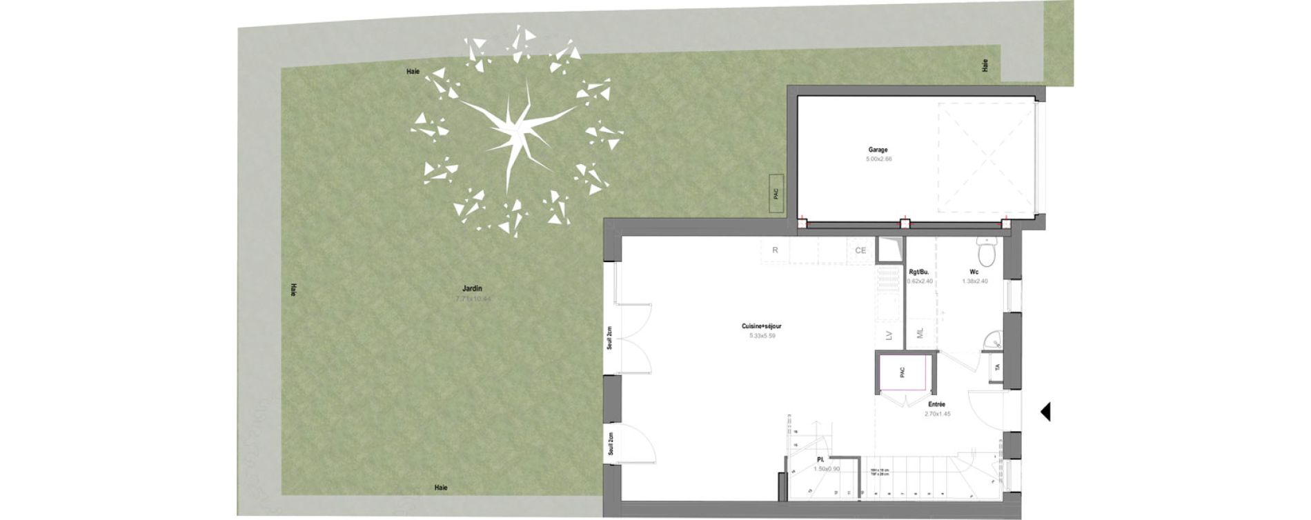Maison T4 de 78,03 m2 &agrave; Grignon Centre