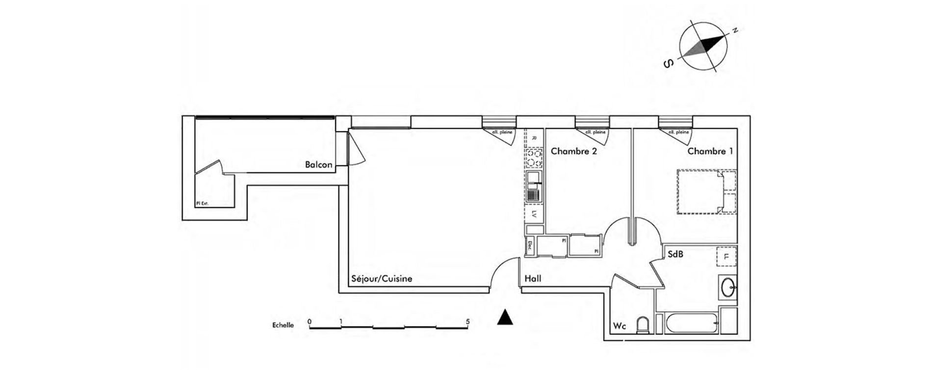 Appartement T3 de 65,00 m2 &agrave; Saint-Alban-Leysse Centre