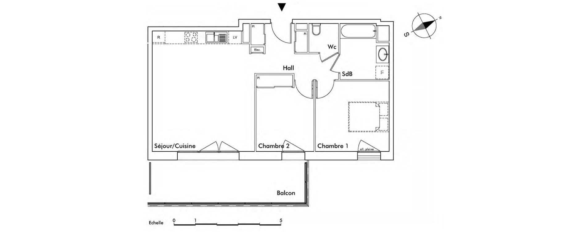 Appartement T3 de 62,10 m2 &agrave; Saint-Alban-Leysse Centre