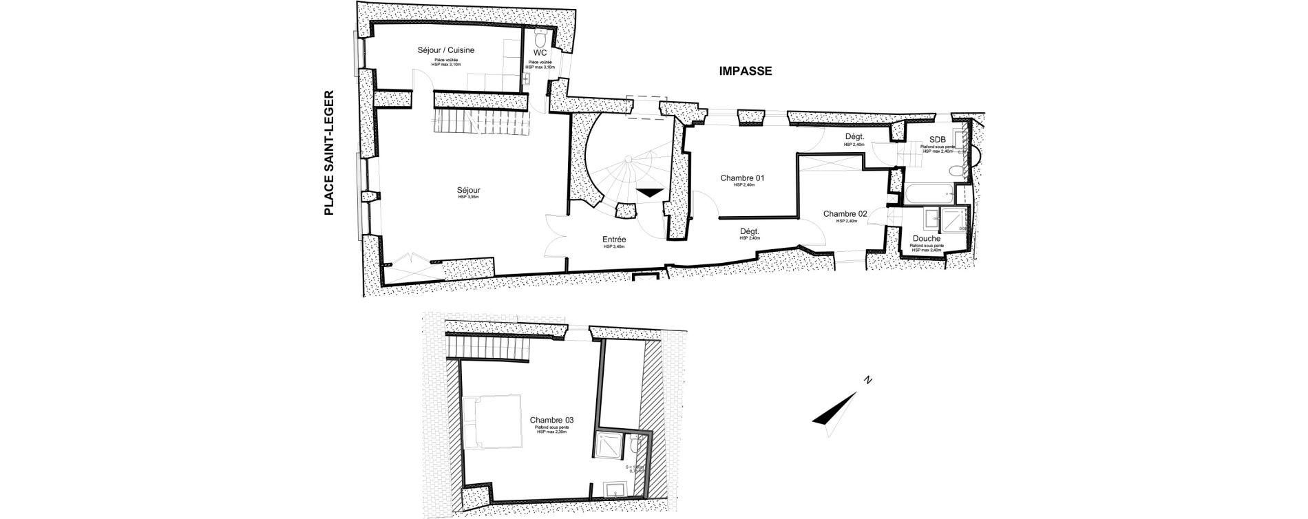 Appartement T4 de 119,22 m2 à Sonnaz Centre