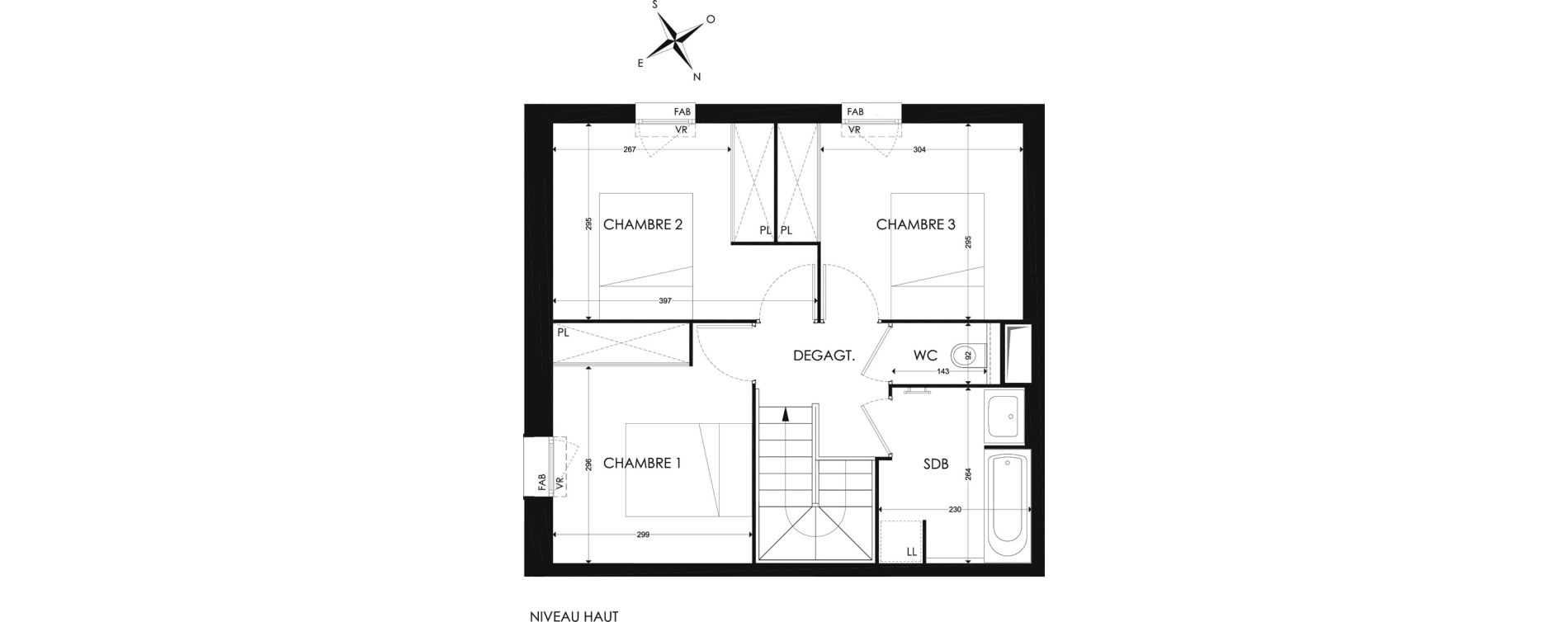 Duplex T4 de 84,27 m2 &agrave; Dijon Centre ville