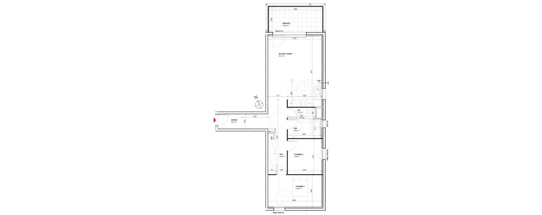 Appartement T3 de 76,13 m2 &agrave; Besan&ccedil;on Xavier marmier