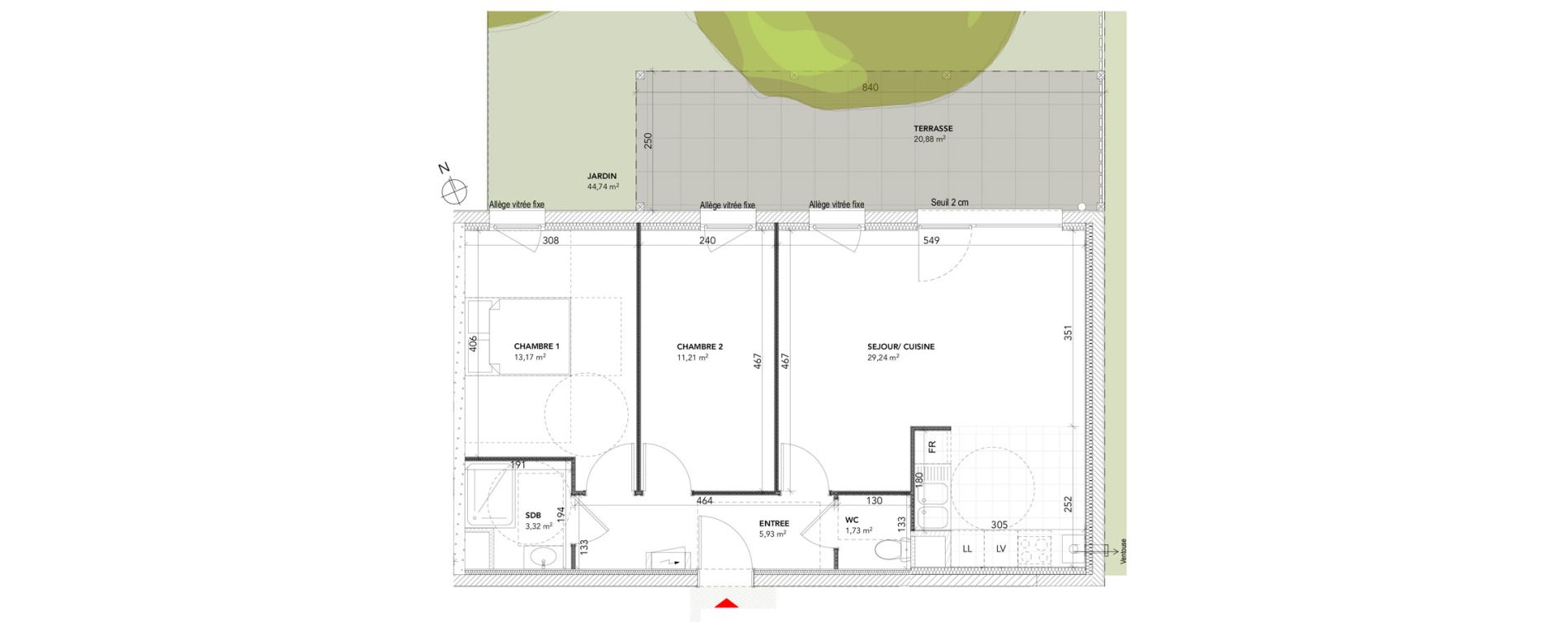 Appartement T3 de 64,60 m2 &agrave; Besan&ccedil;on Xavier marmier