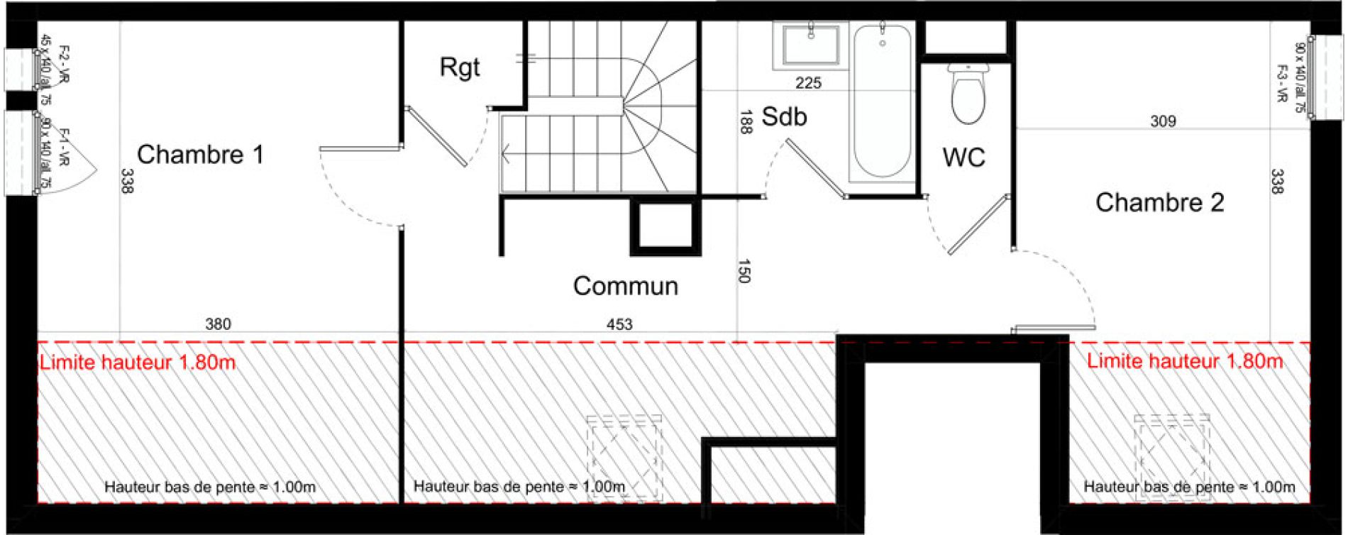 Appartement T4 de 89,11 m2 &agrave; Chalon-Sur-Sa&ocirc;ne Centre