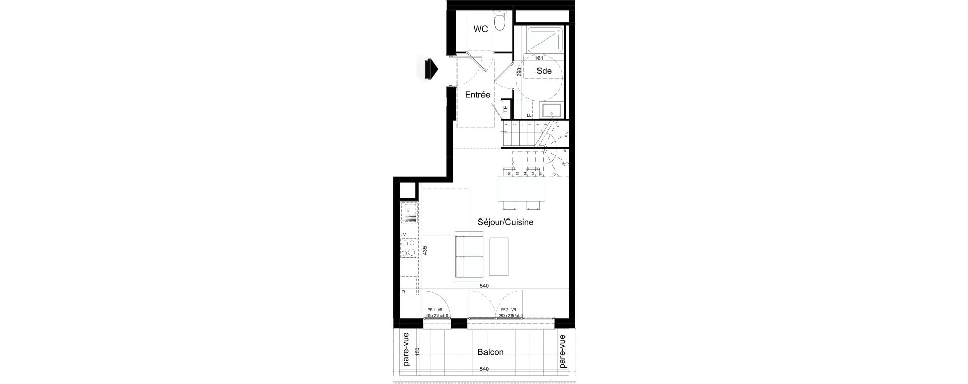 Appartement T3 de 75,18 m2 &agrave; Chalon-Sur-Sa&ocirc;ne Centre