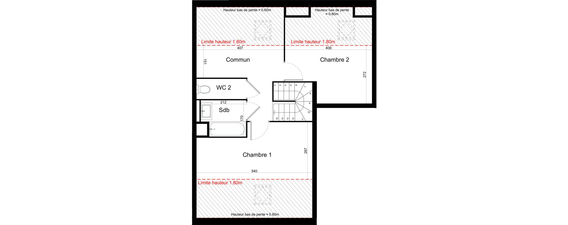Appartement T3 de 75,18 m2 &agrave; Chalon-Sur-Sa&ocirc;ne Centre