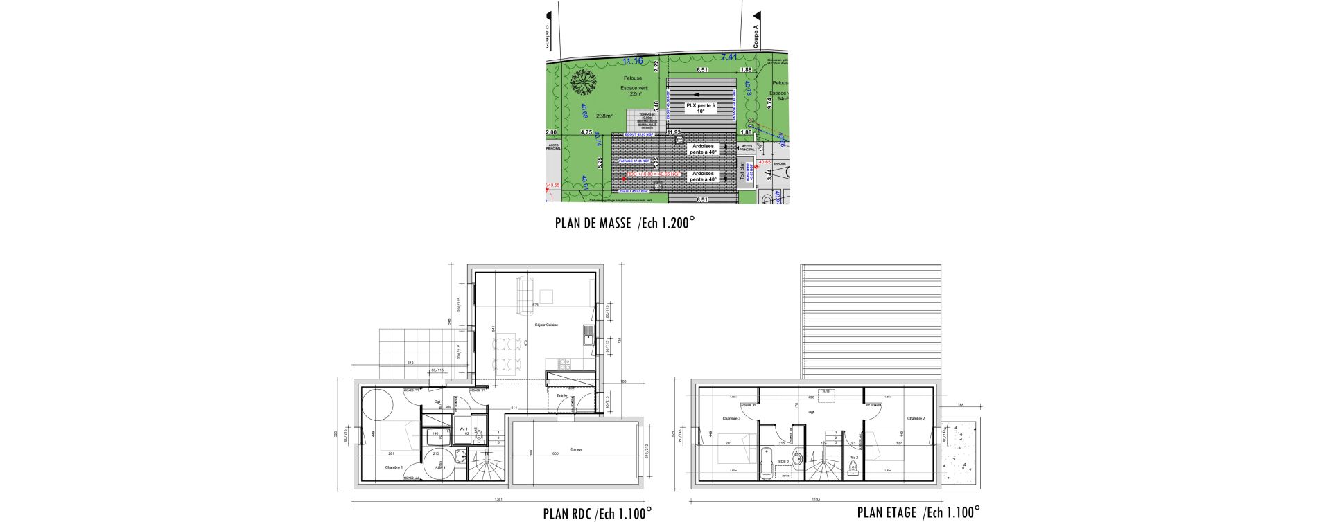 Maison T4 de 100,47 m2 &agrave; Binic Centre