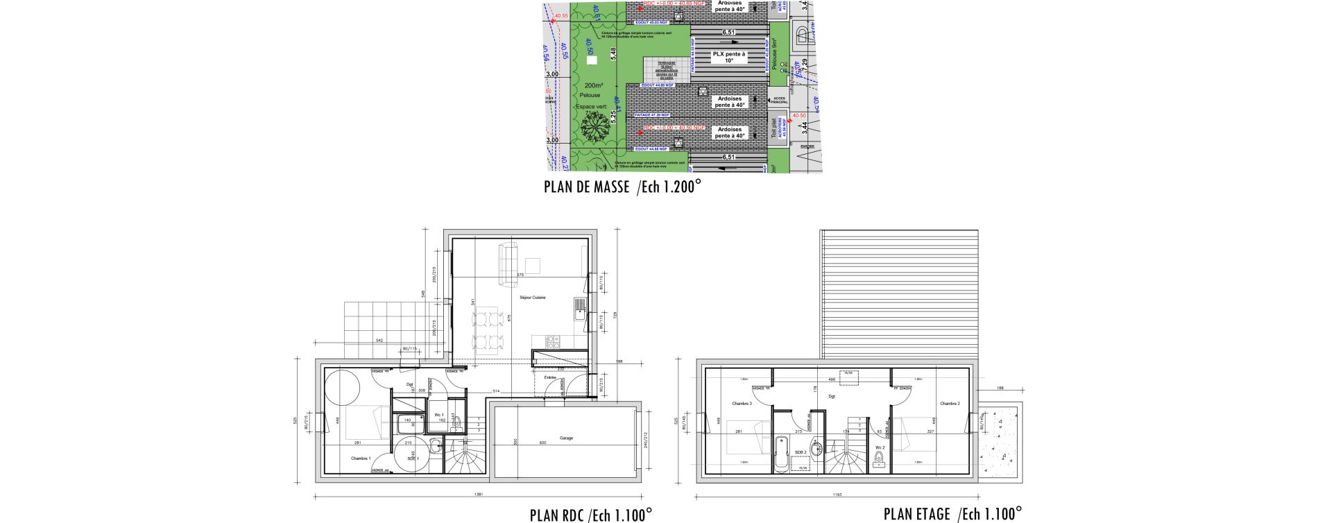 Maison T4 de 100,47 m2 &agrave; Binic Centre