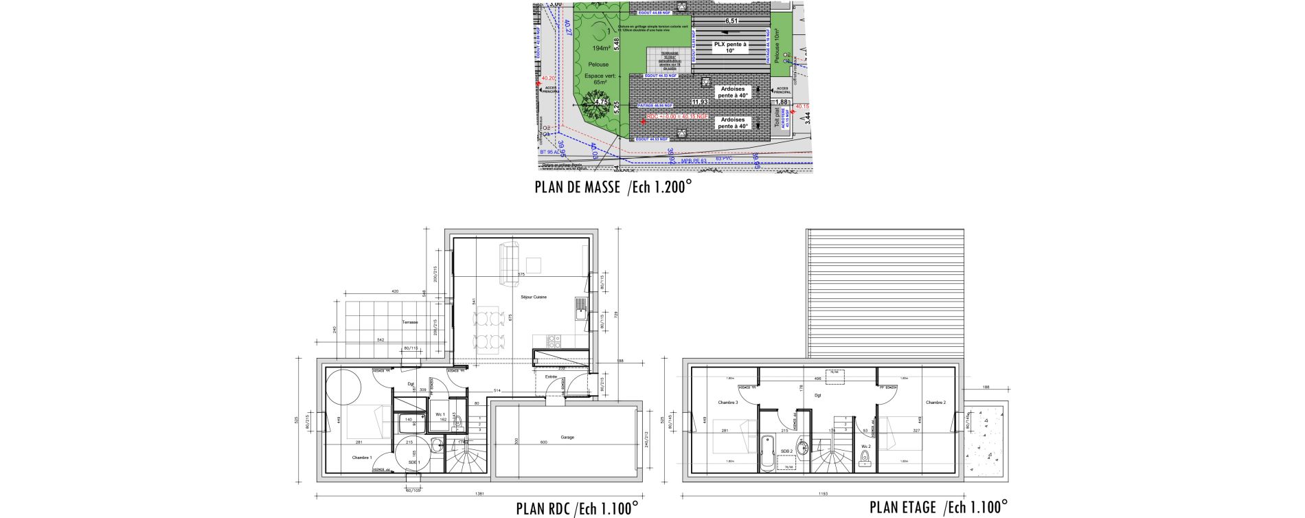 Maison T4 de 100,47 m2 &agrave; Binic Centre