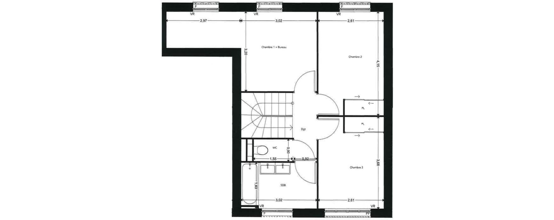 Maison T4 de 84,43 m2 &agrave; Saint-Quay-Portrieux Centre