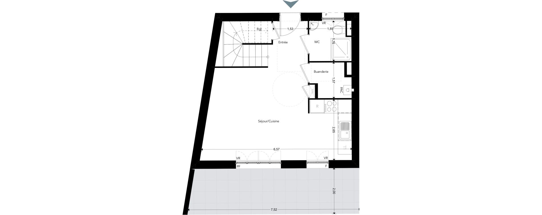 Maison T3 de 64,40 m2 &agrave; Saint-Quay-Portrieux Centre