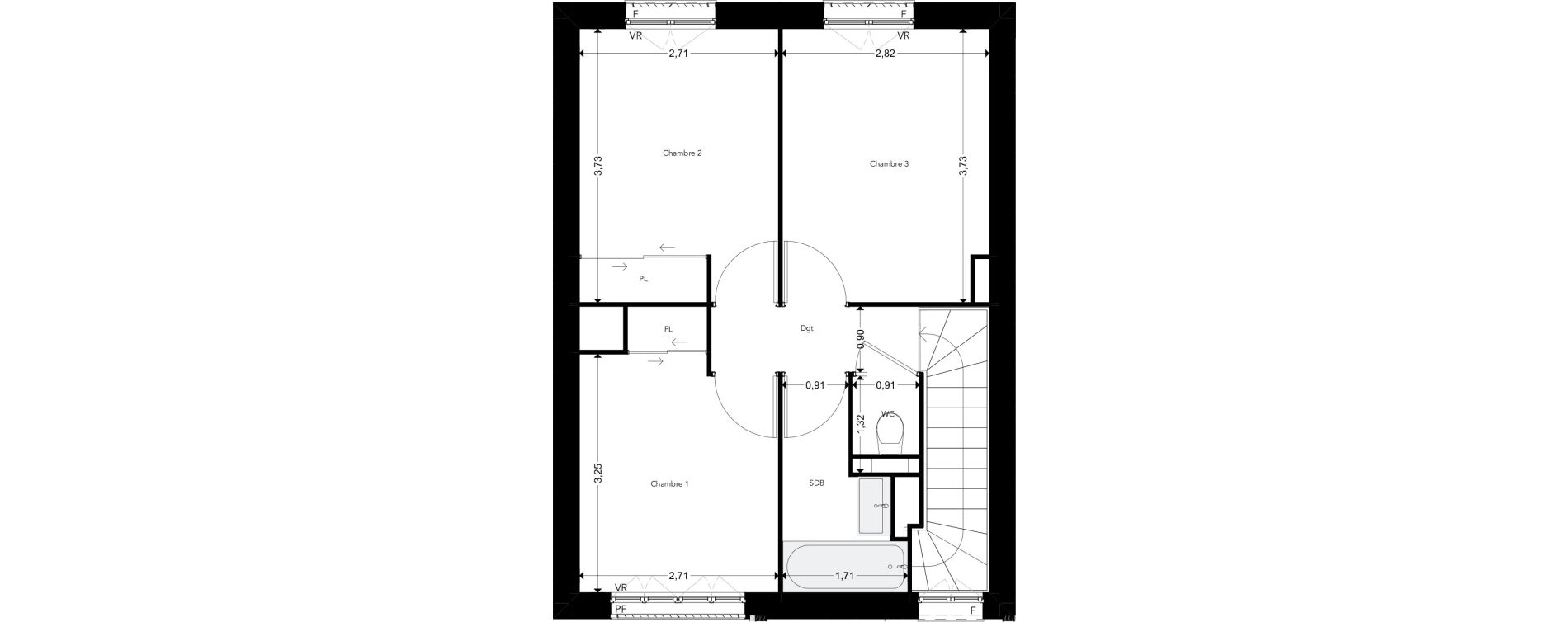 Maison T4 de 78,70 m2 &agrave; Saint-Quay-Portrieux Centre
