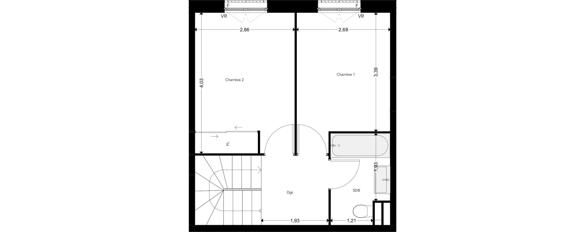 Maison T3 de 69,11 m2 &agrave; Saint-Quay-Portrieux Centre