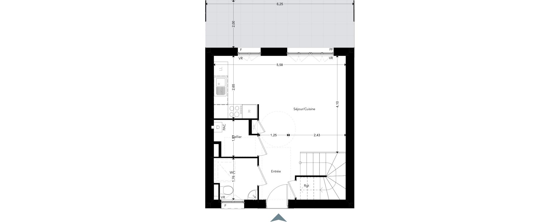 Maison T3 de 58,06 m2 &agrave; Saint-Quay-Portrieux Centre