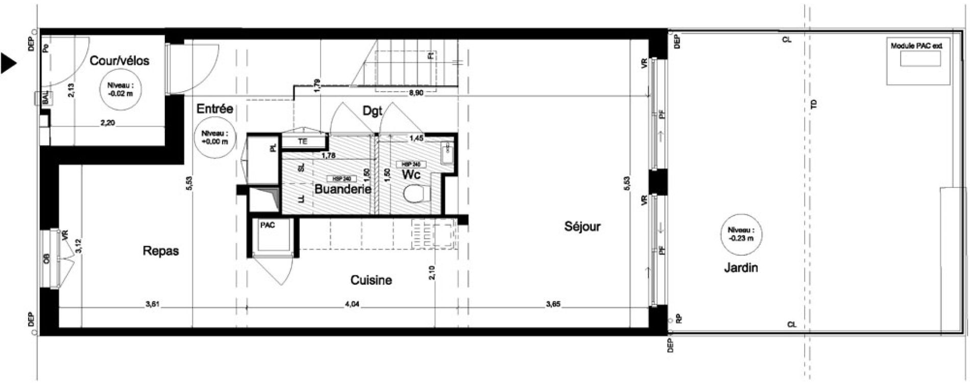 Maison T4 de 106,43 m2 &agrave; Brest Bas jaur&egrave;s - saint michel