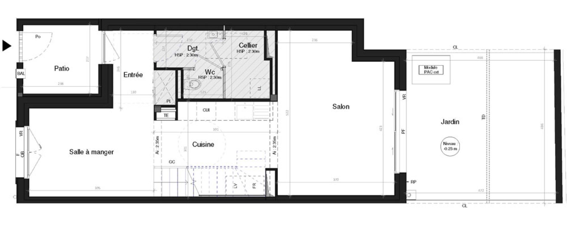 Maison T4 de 93,95 m2 &agrave; Brest Bas jaur&egrave;s - saint michel