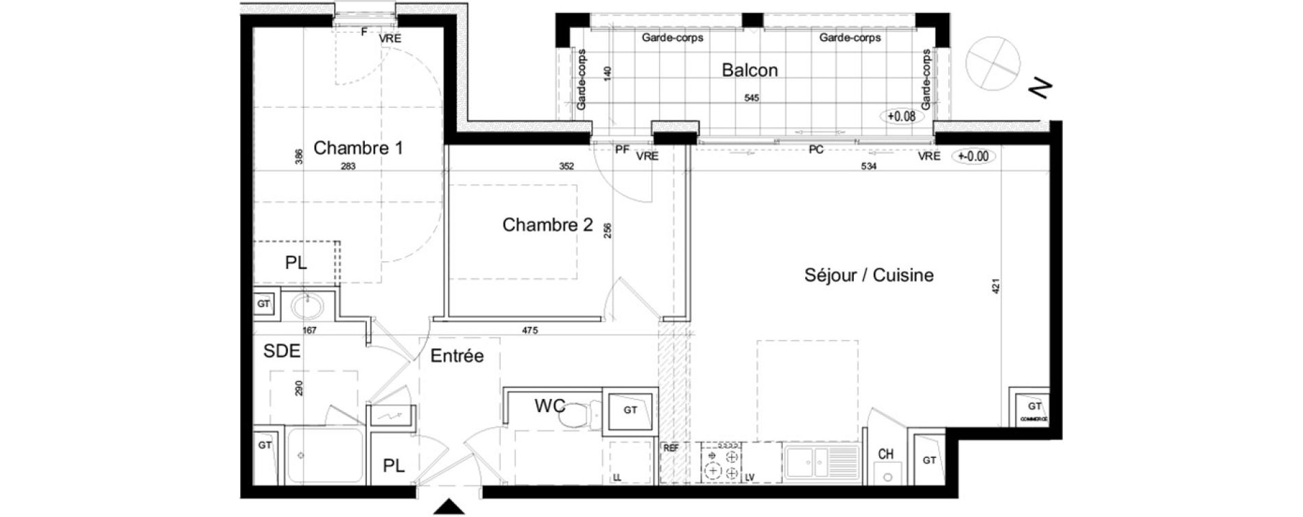 Appartement T3 de 60,04 m2 &agrave; Dinard Dinard centre ville