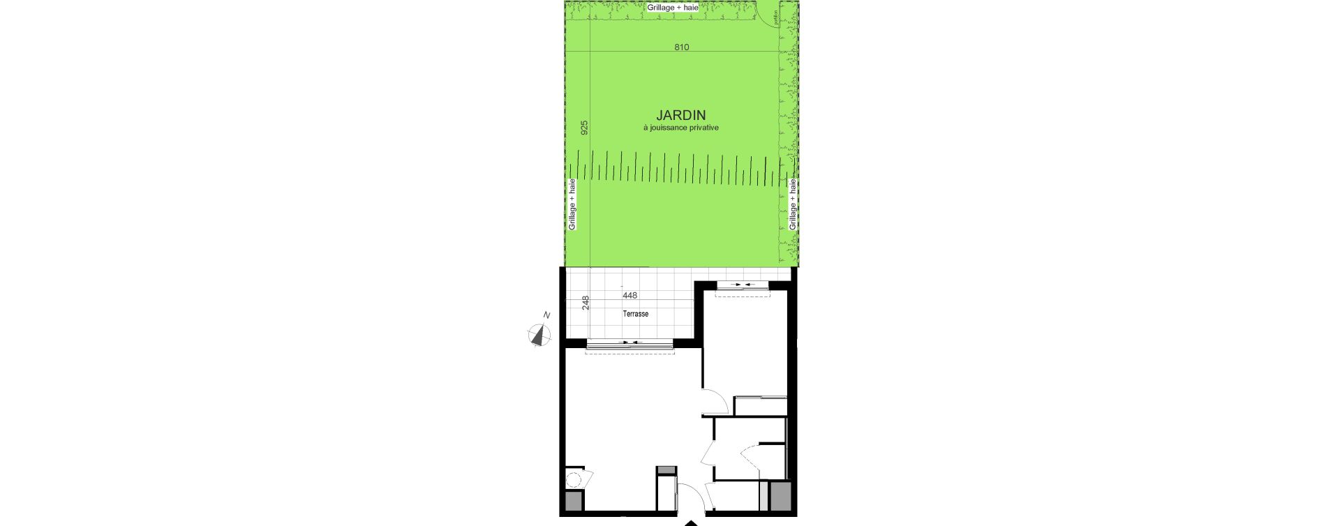 Appartement T2 de 46,35 m2 &agrave; Dinard Saint enogat