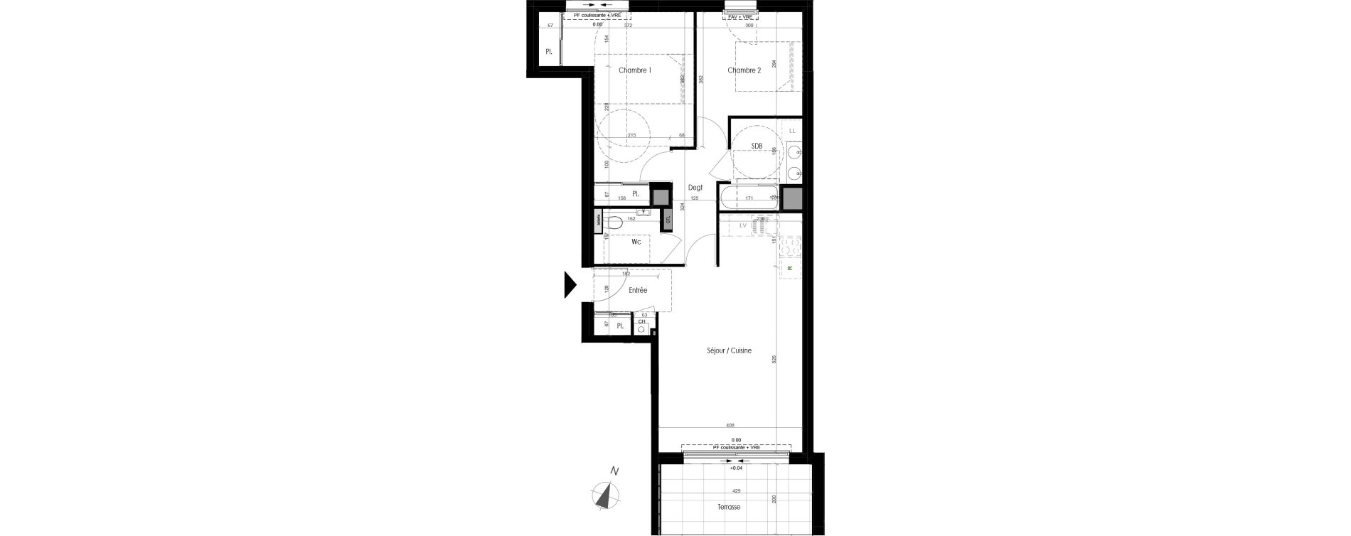 Appartement T3 de 66,91 m2 &agrave; Dinard Saint enogat