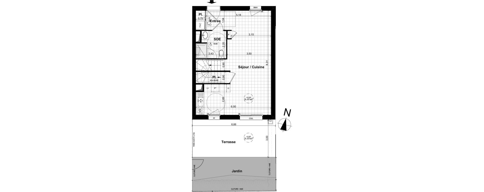 Maison T4 de 88,44 m2 à Noyal-Châtillon-Sur-Seiche Centre