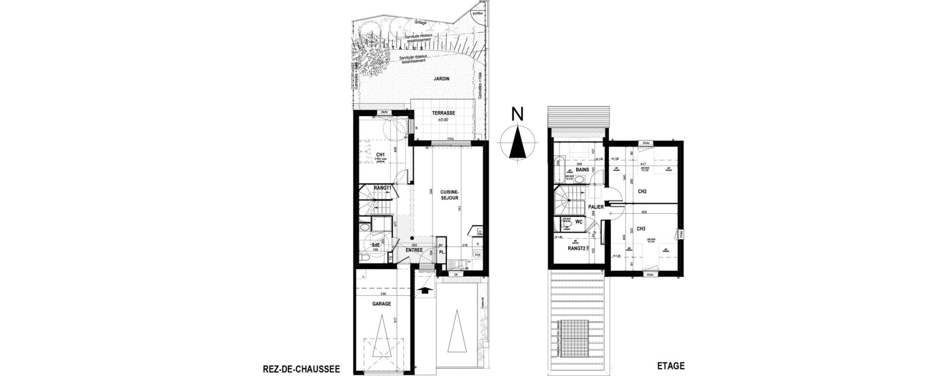 Maison T4 de 90,41 m2 &agrave; Saint-Erblon Centre
