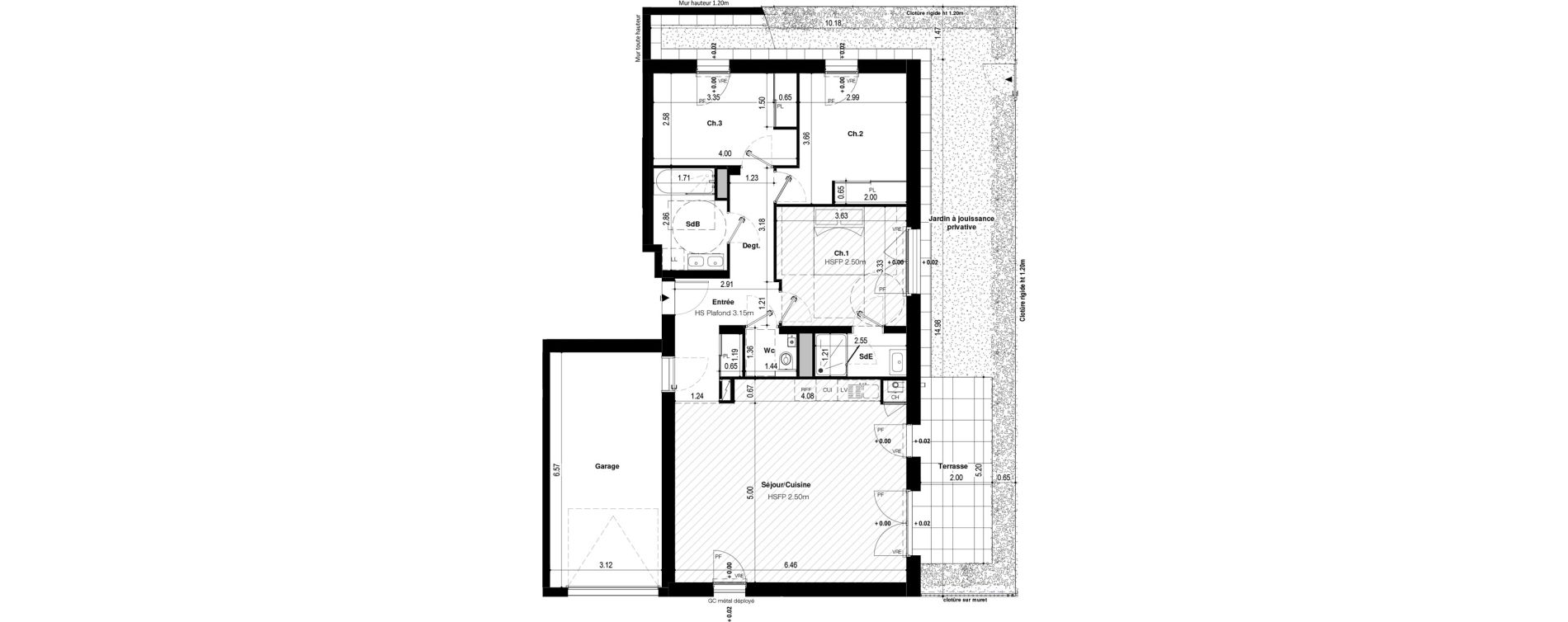Appartement T4 de 90,52 m2 &agrave; Saint-Jacques-De-La-Lande Le pigeon blanc