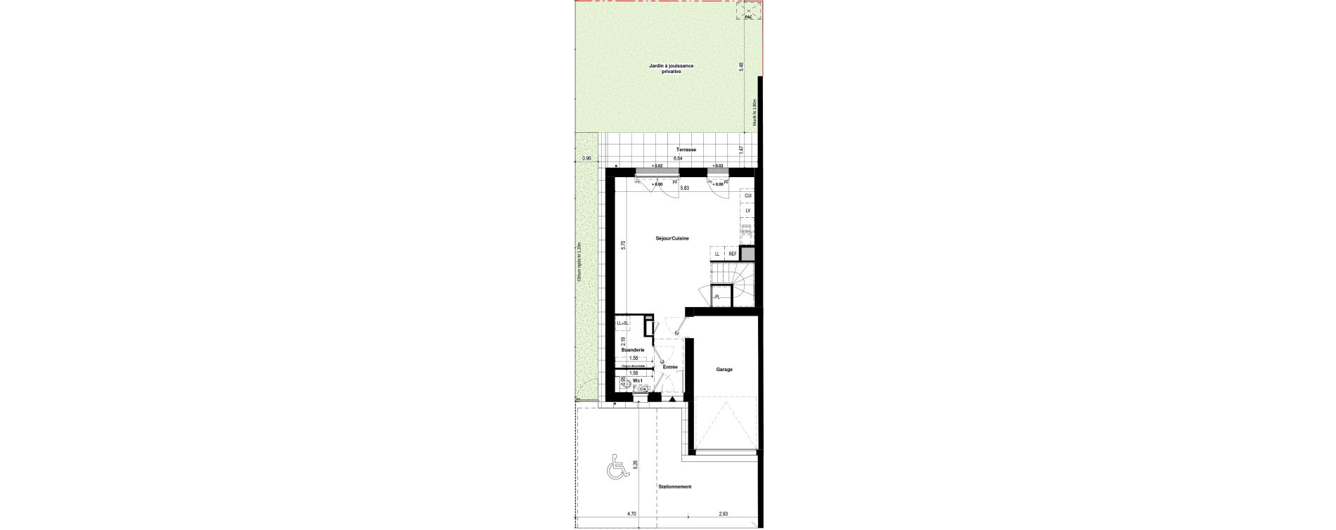 Maison T4 de 84,90 m2 &agrave; Saint-Jacques-De-La-Lande Le pigeon blanc