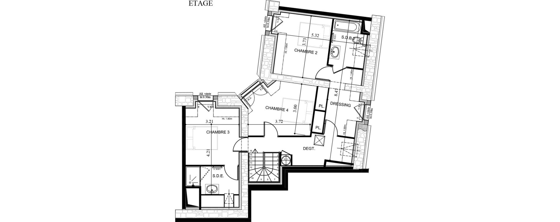 Appartement T5 de 129,00 m2 &agrave; Saint-Malo Lorette