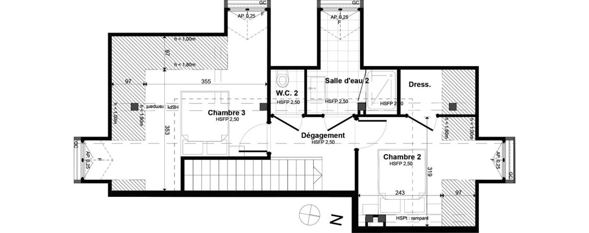Appartement T4 de 113,62 m2 &agrave; Saint-Malo Intra-muros