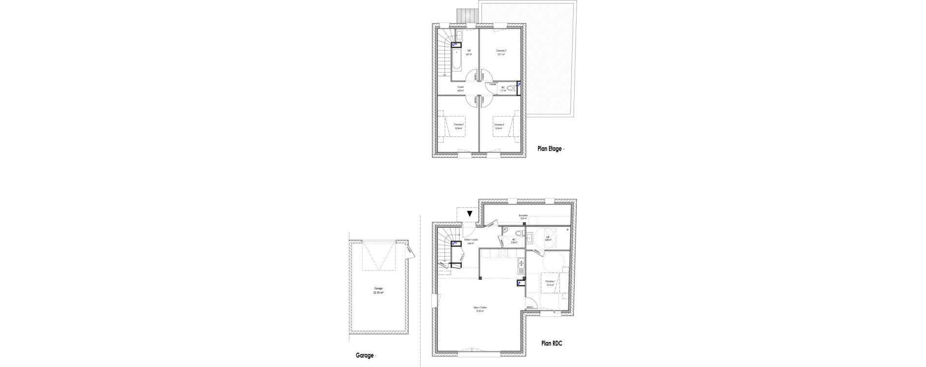Maison T5 de 115,13 m2 &agrave; Arzon Centre