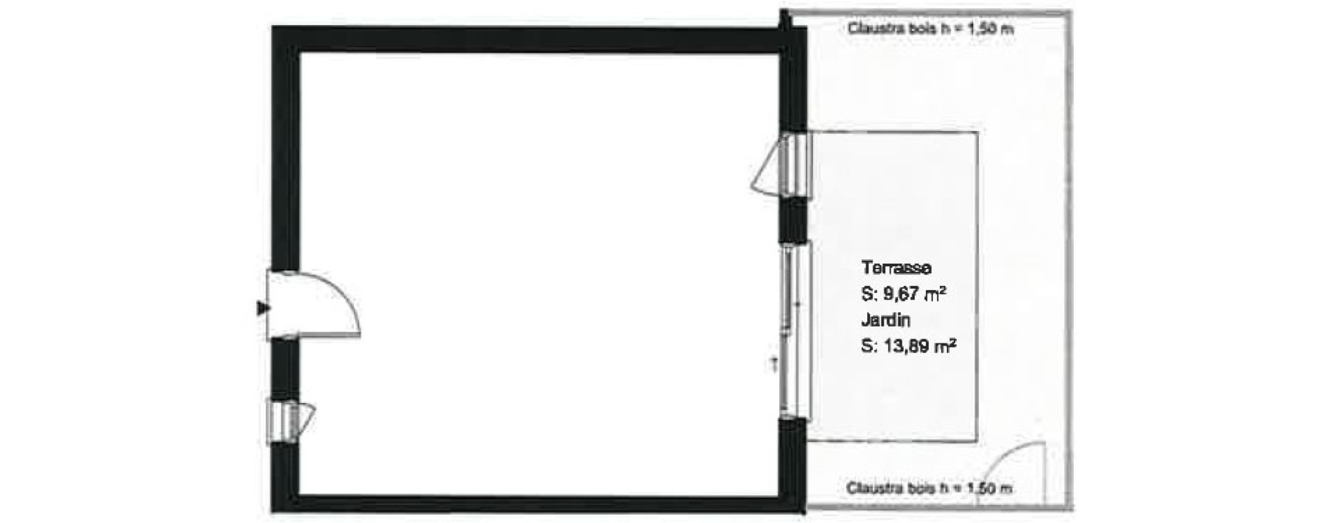 Maison T3 de 68,54 m2 &agrave; La Trinit&eacute;-Sur-Mer Centre