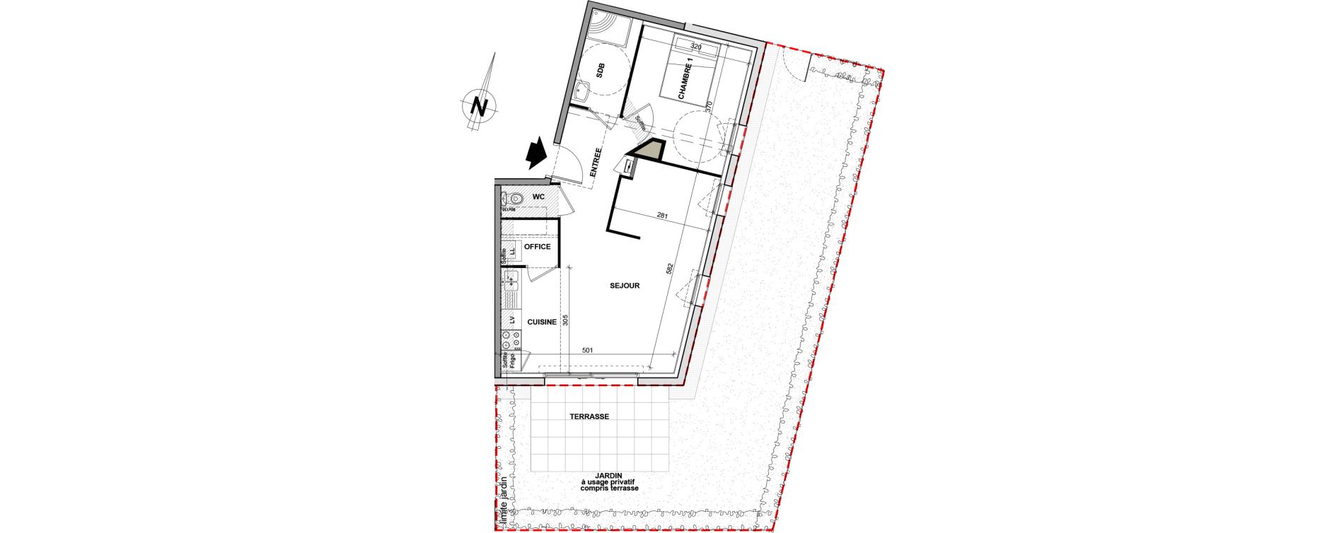 Appartement T3 de 51,00 m2 &agrave; Lanester Centre