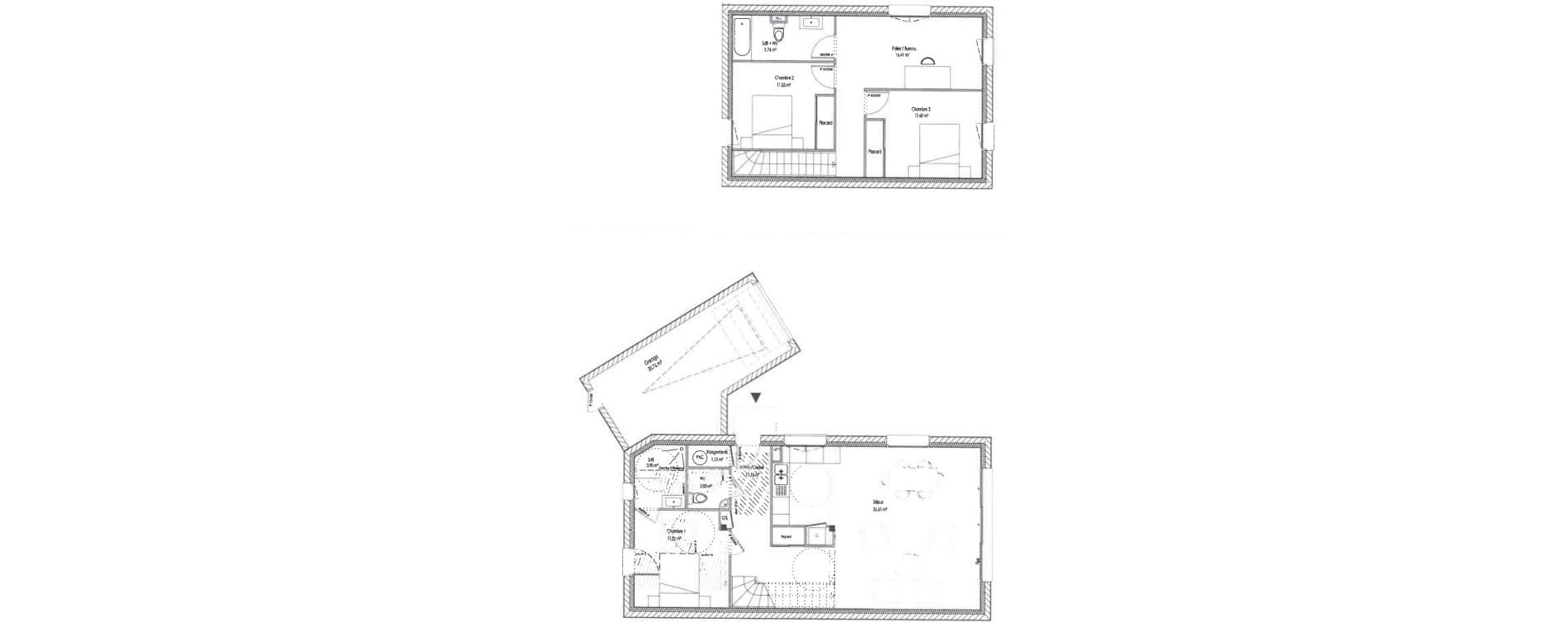 Maison T5 de 111,81 m2 &agrave; Larmor-Baden Centre