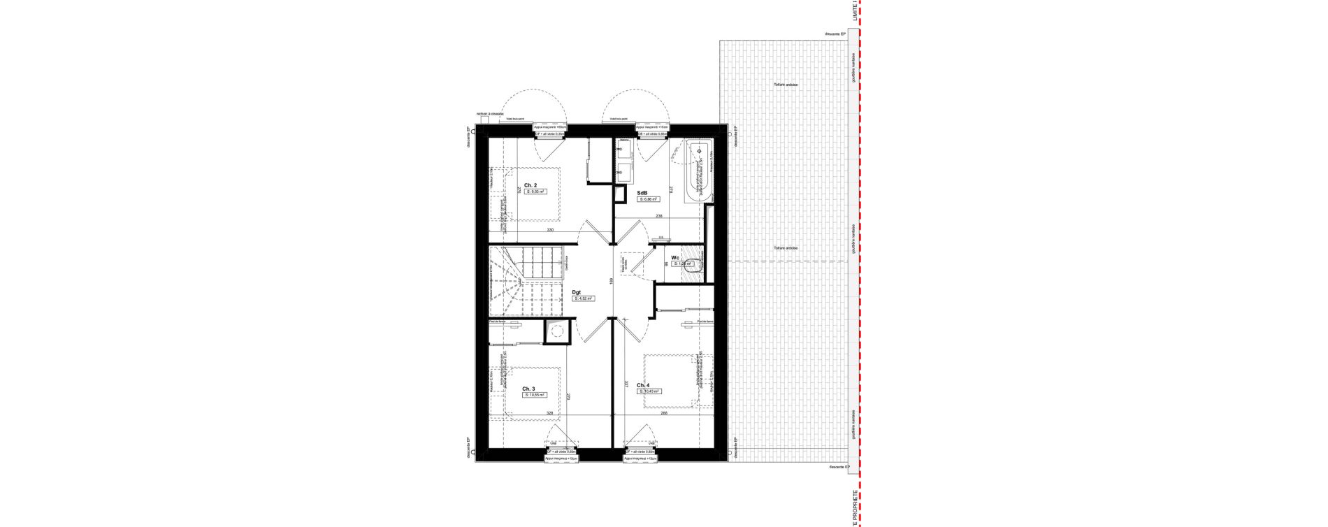 Maison T5 de 103,91 m2 &agrave; Larmor-Baden Centre