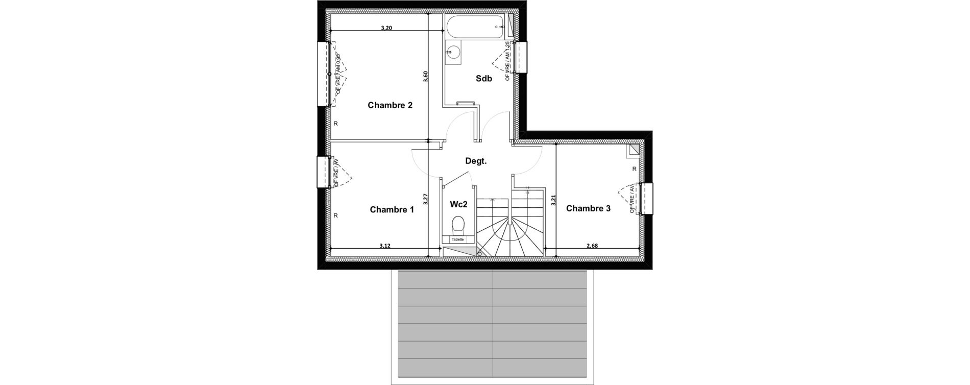 Maison T4 de 85,94 m2 &agrave; Ploemeur Keraude - kerfichant