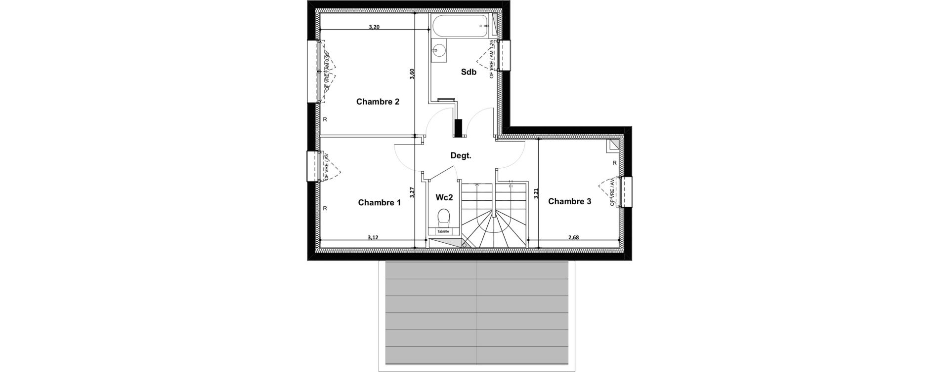 Maison T4 de 85,89 m2 &agrave; Ploemeur Keraude - kerfichant