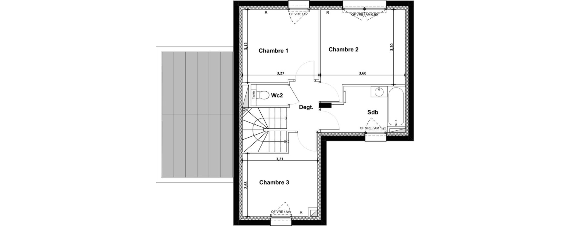 Maison T4 de 85,89 m2 &agrave; Ploemeur Keraude - kerfichant