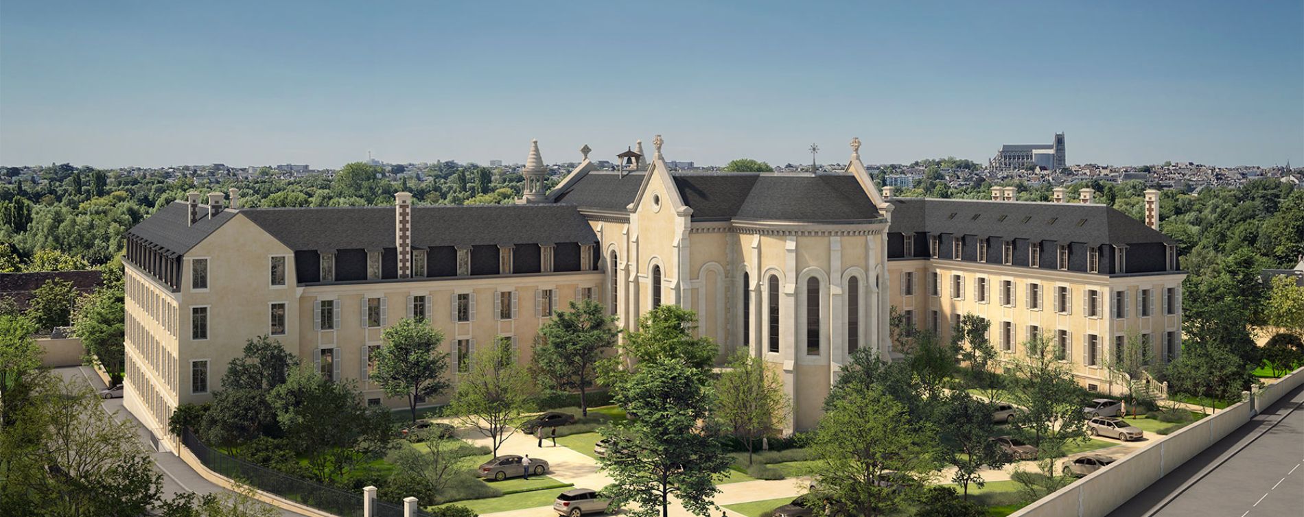 Couvent des Soeurs de la Charité à Bourges programme rénové
