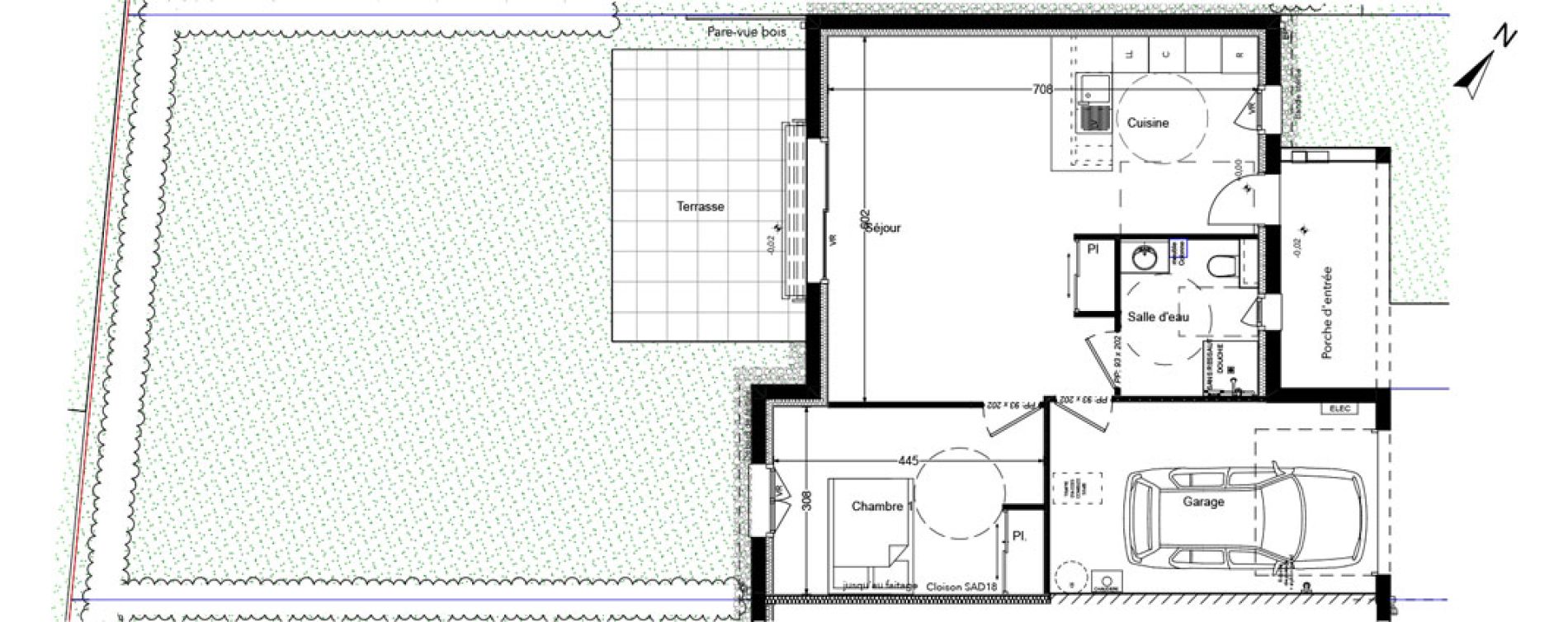 Maison T2 de 54,51 m2 &agrave; Bourges Parc des breuzes