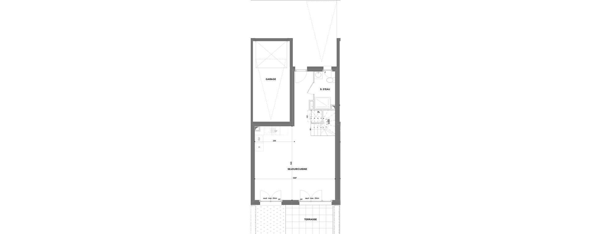 Appartement T4 de 96,60 m2 &agrave; Chartres Hotel-dieu - grand faubourg