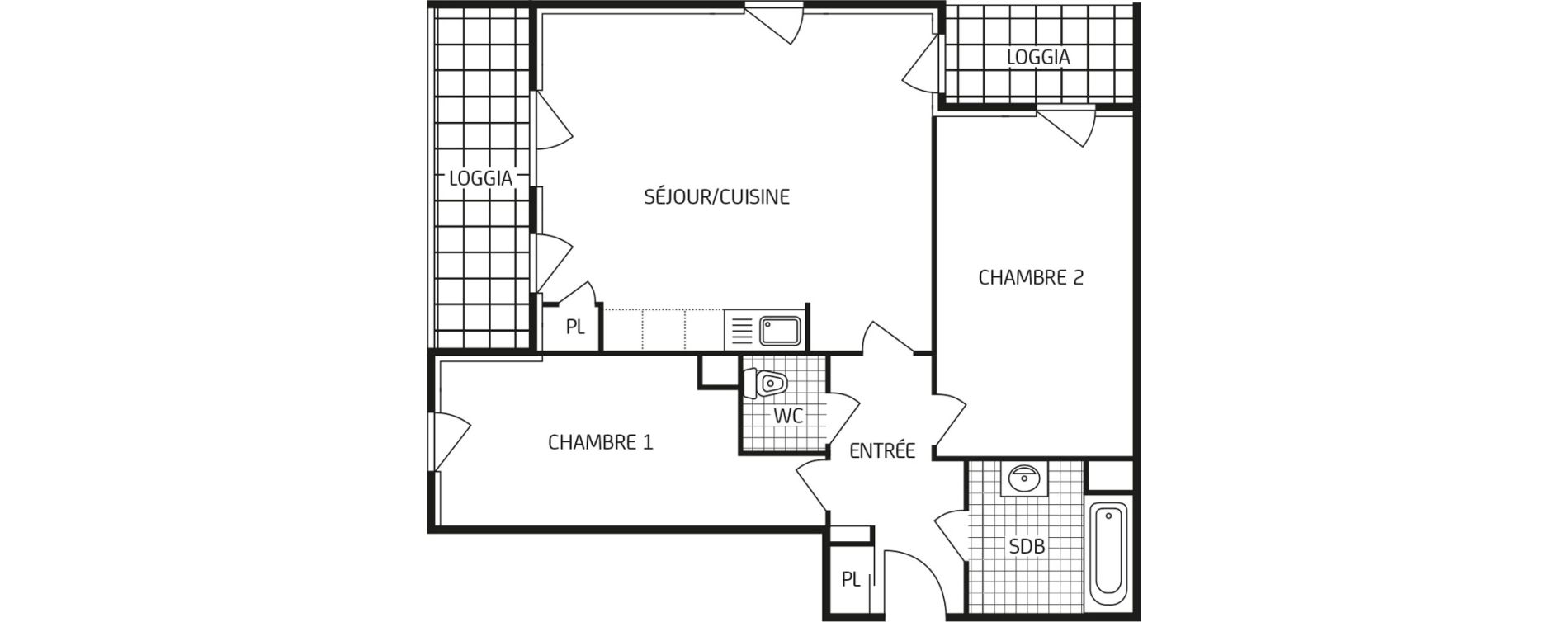 Appartement T3 de 67,65 m2 &agrave; Chartres Saint jean - rechevres - bourgneuf