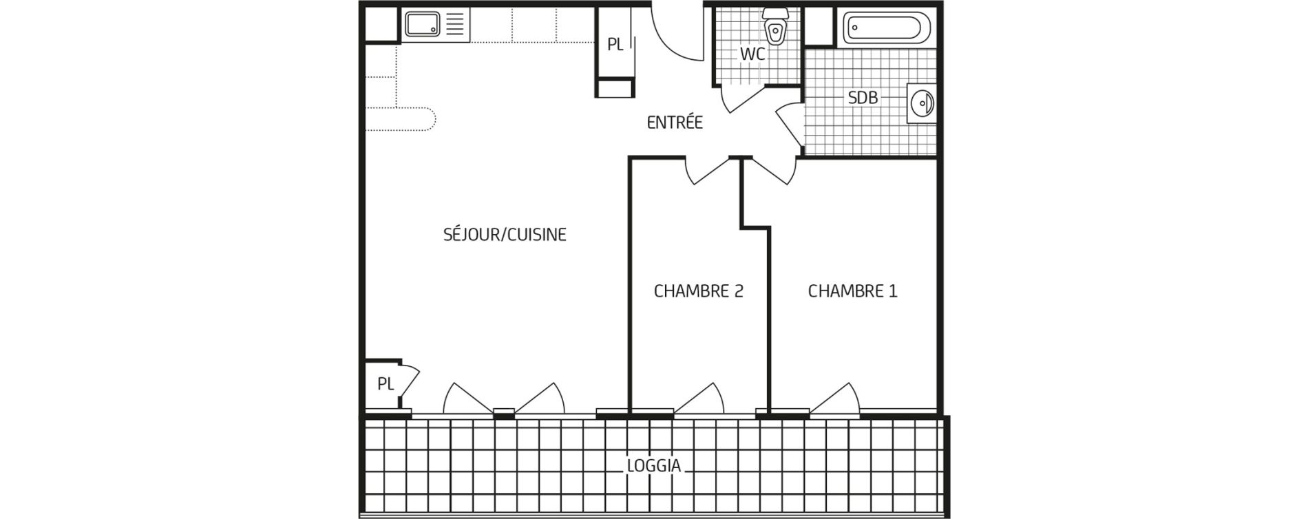 Appartement T3 de 65,75 m2 &agrave; Chartres Saint jean - rechevres - bourgneuf