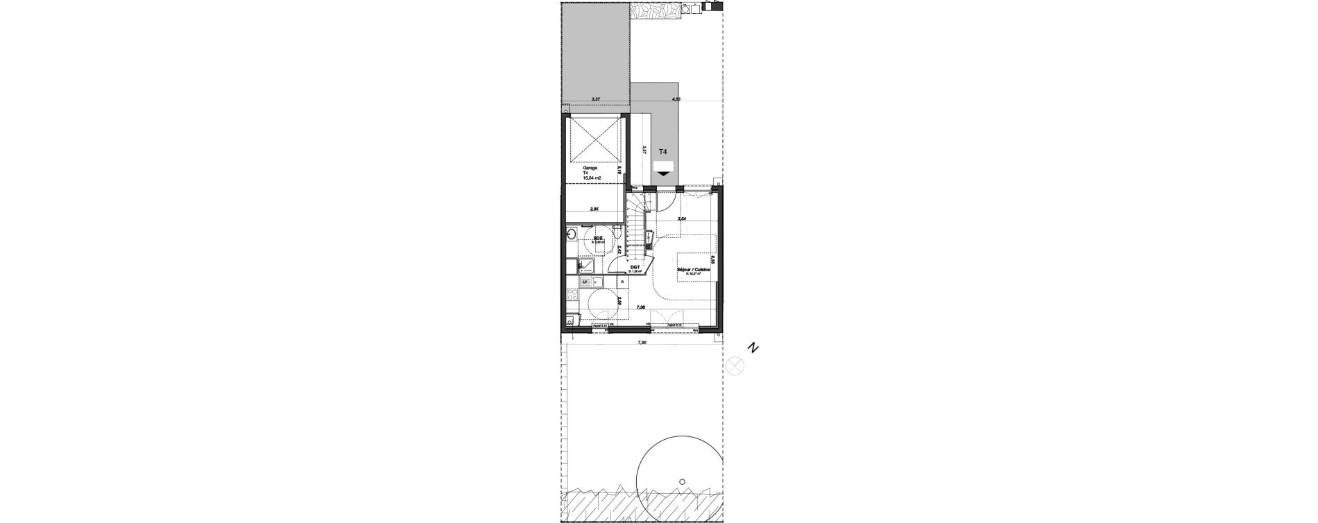 Maison T4 de 84,02 m2 &agrave; Chartres Centre